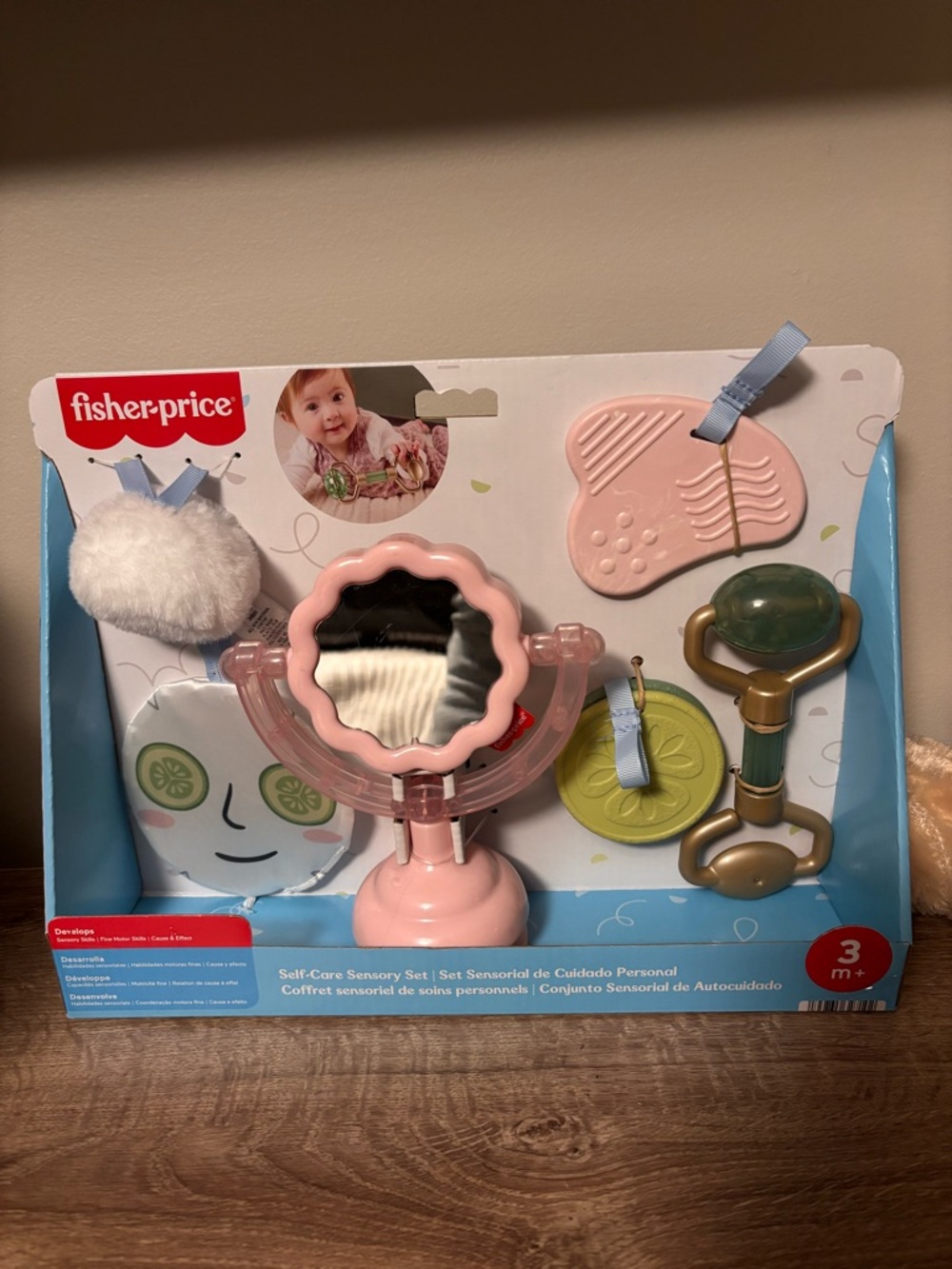 Fisher-Price Pink and Green Self-Care Play Set